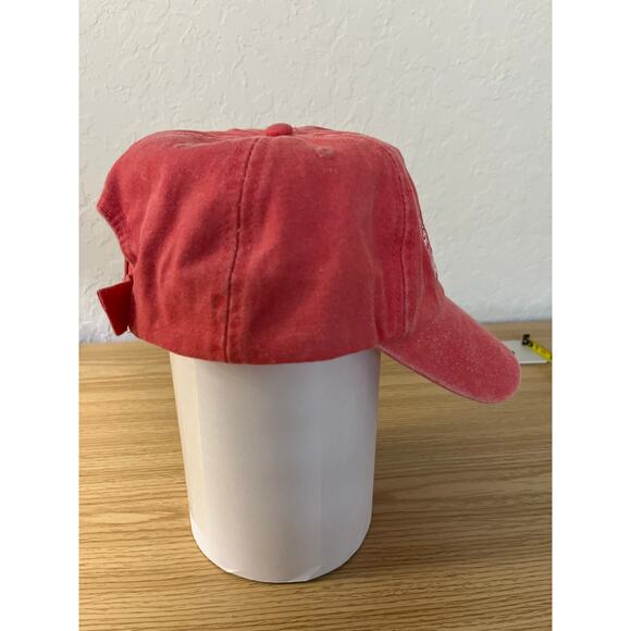 STAY SALTY VERO BEACH FL Coral Distressed, 6-panel dad style baseball cap hat - Picture 3 of 7